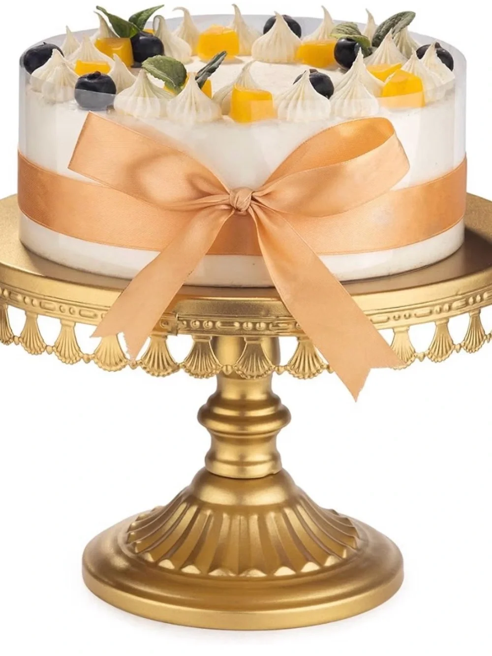 10in Gold Dessert Stand Elegant Cake Display